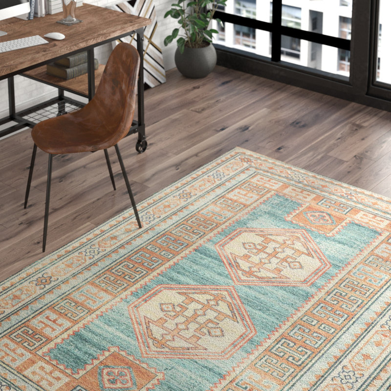 Joplin Teal/Green Area Rug & Reviews AllModern